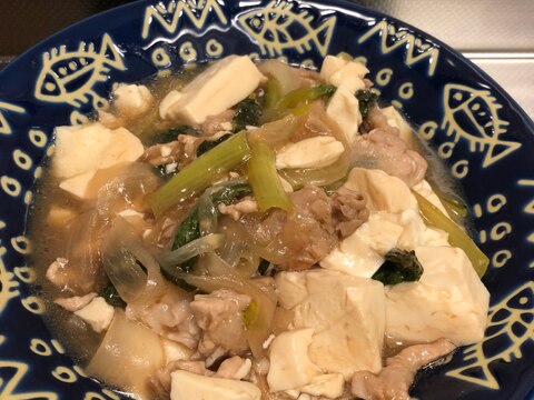 ヘルシー&あっさり♪豚肉と豆腐の中華甘酢煮^_^